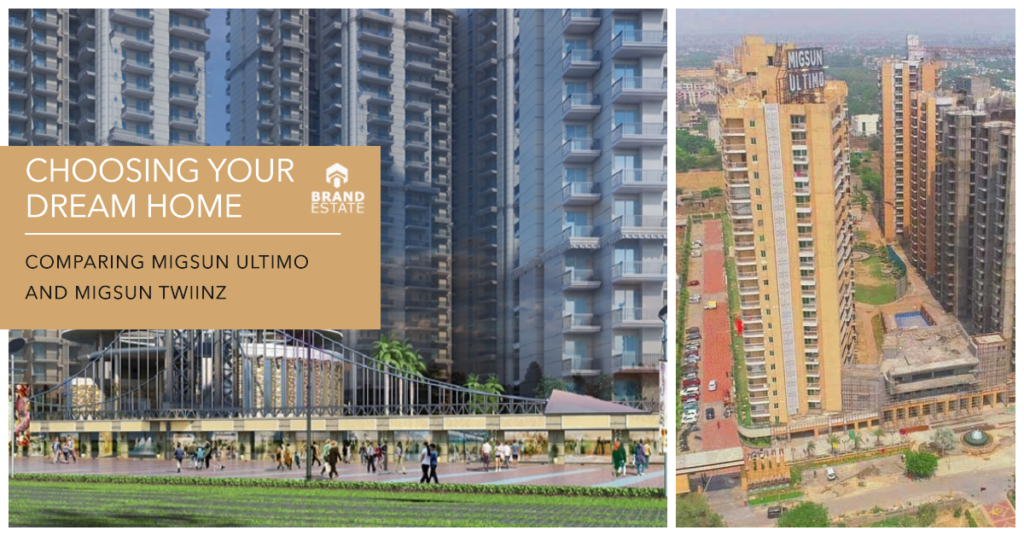 Migsun Ultimo and Migsun Twiinz are two popular residential projects in Greater Noida, India._brandestate.in