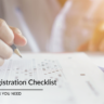 A document checklist graphic with a blue checkmark and property icons on a white background._brandestate.in